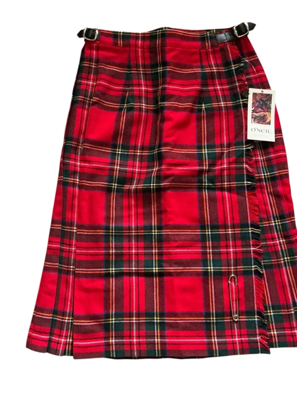 O’Neil of Dublin royal stewart kids kilt size 32 (9-10) plaid tartan plaid
